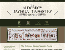 Tablet Screenshot of alderneybayeuxtapestry.com